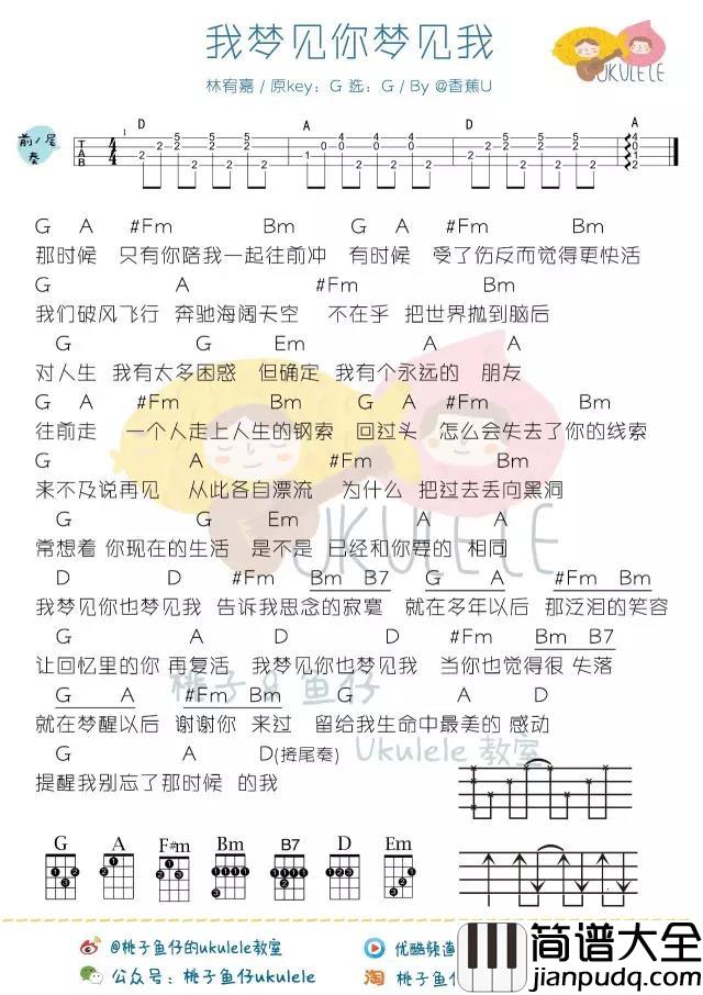 _我梦见你梦见我_吉他谱_C调_林宥嘉_吉他弹唱谱