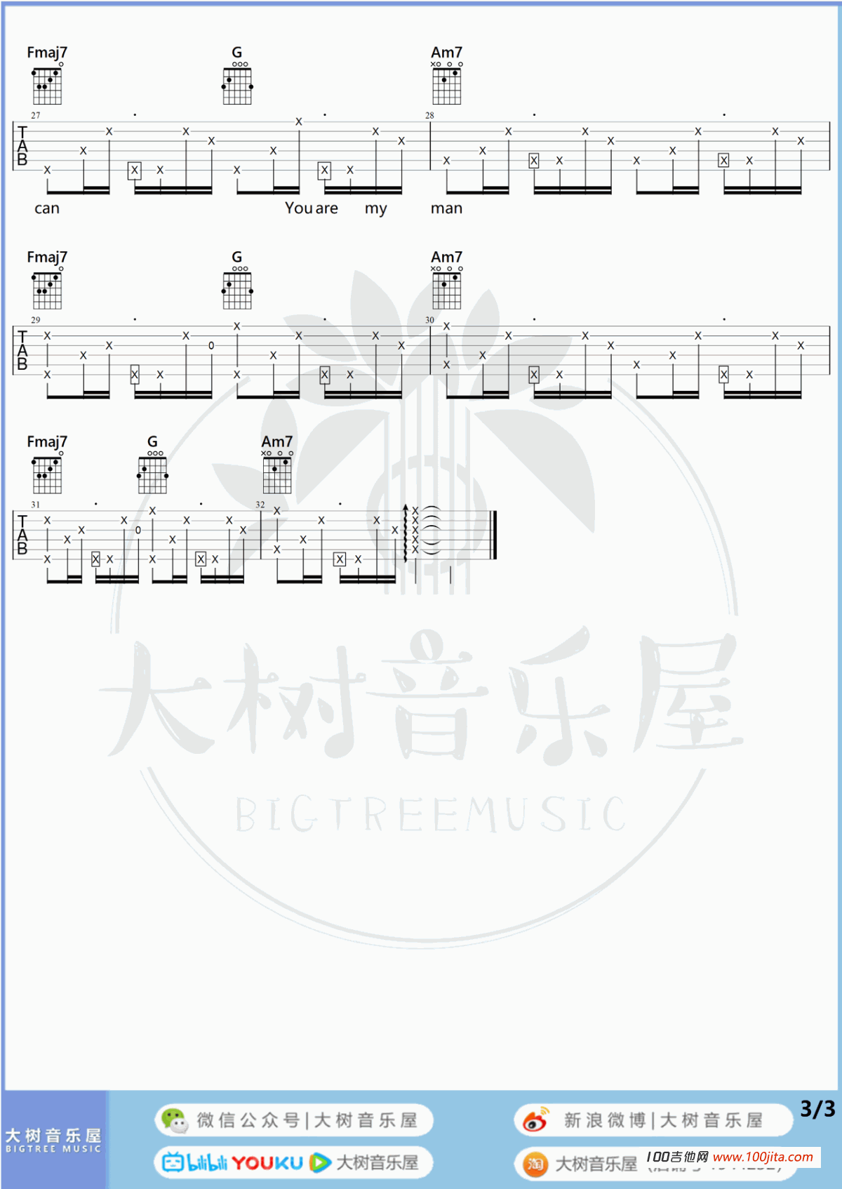 My_Cookie_Can吉他谱_卫兰_C调_吉他弹唱谱六线谱