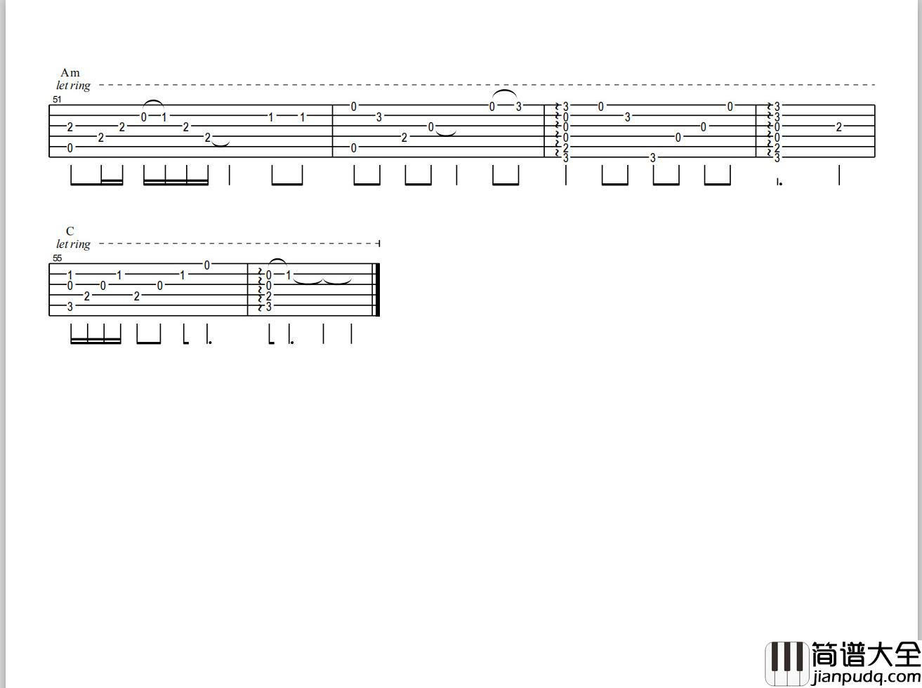 胡广生指弹谱_附演示_失物森林编配_任素汐