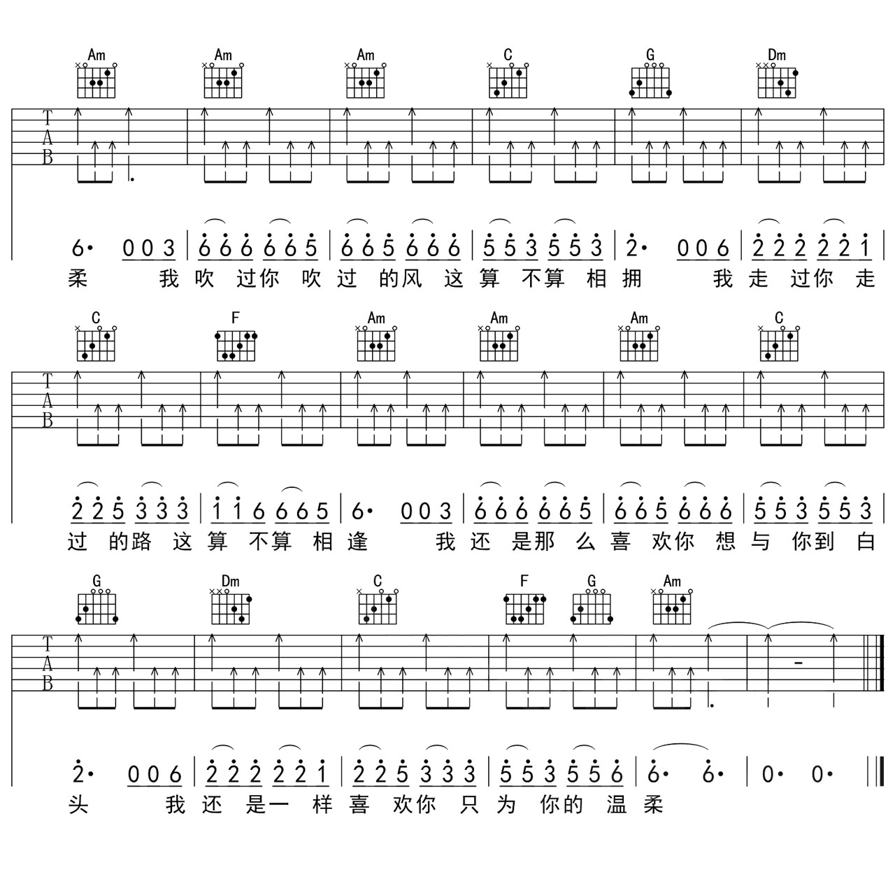 听闻远方有你吉他谱_刘钧_G调和弦弹唱谱_图谱3