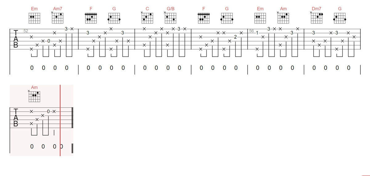 一笑江湖吉他谱_闻人听书_C调和弦弹唱谱_简易_图谱3