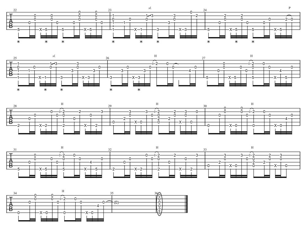 You Are Not Alone 你不孤单吉他谱_世界名曲_D调指弹/独奏谱_完整改编版_图谱2