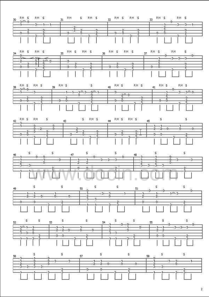 Somebody_that_I_used_to_know指弹谱_原调_郑成河