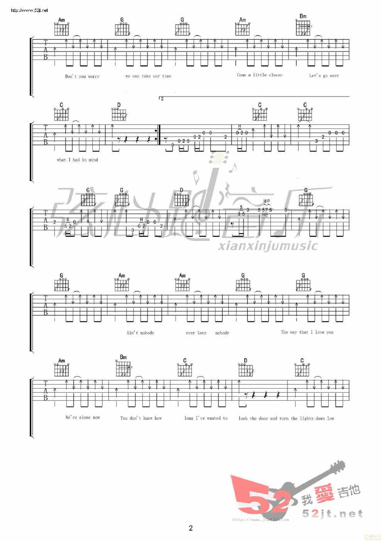 YourMan吉他谱_JoshTurner_C调和弦弹唱谱_高清_图谱2