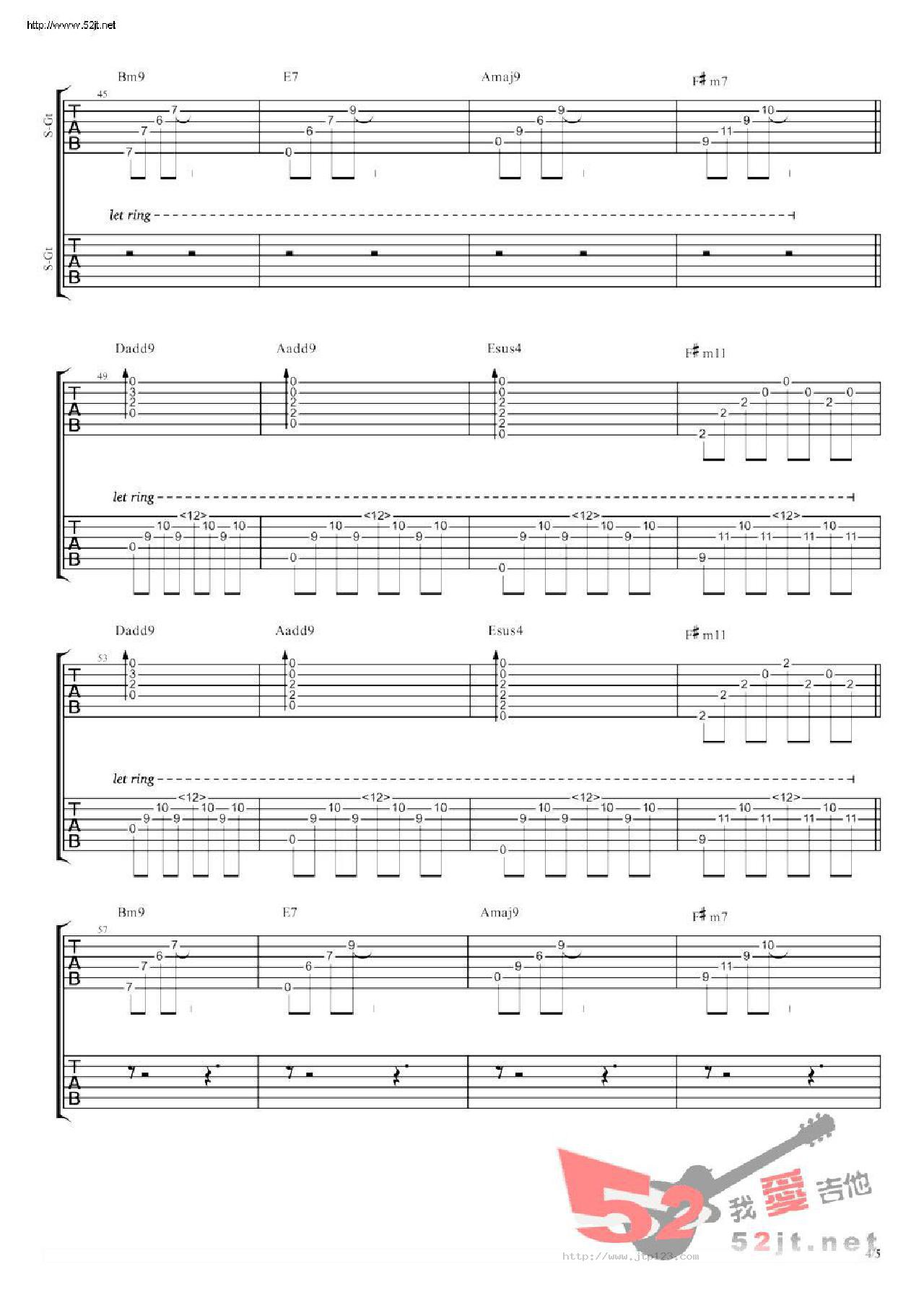 你只是经过吉他谱_陈鸿宇_G调指弹/独奏谱_原版_图谱4