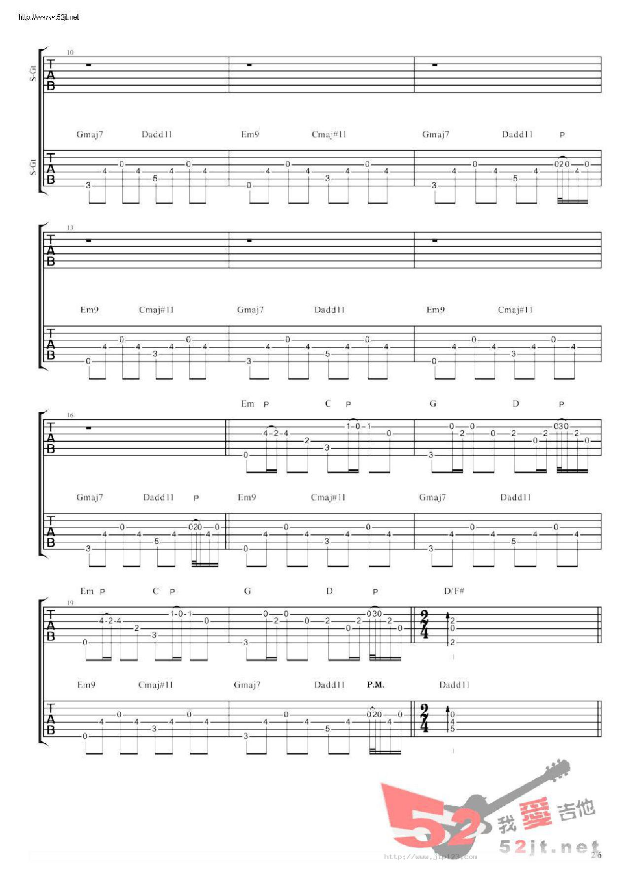 途中吉他谱_陈鸿宇_C调指弹/独奏谱_原版_图谱2