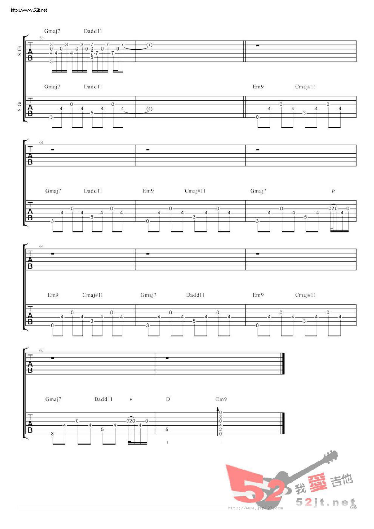 途中吉他谱_陈鸿宇_C调指弹/独奏谱_原版_图谱6