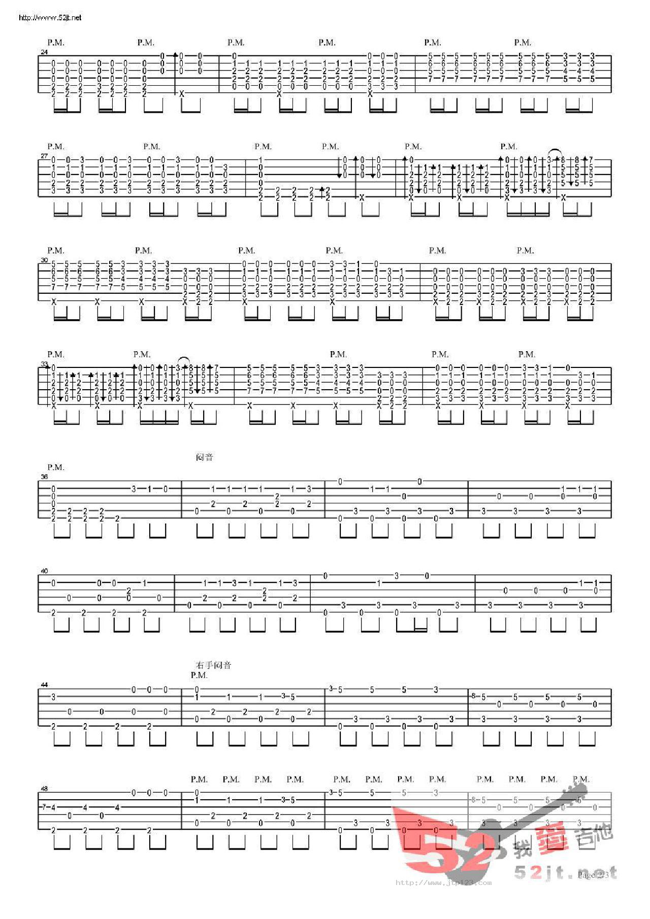 faded吉他谱_AlanWalker_C调指弹/独奏谱_电音潇潇改编_图谱2