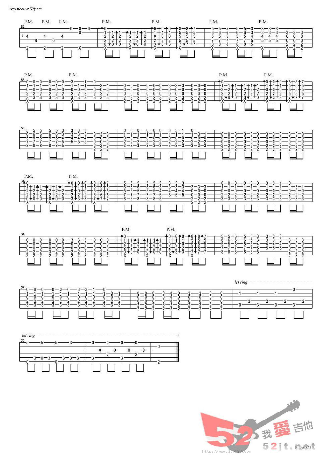 faded吉他谱_AlanWalker_C调指弹/独奏谱_电音潇潇改编_图谱3