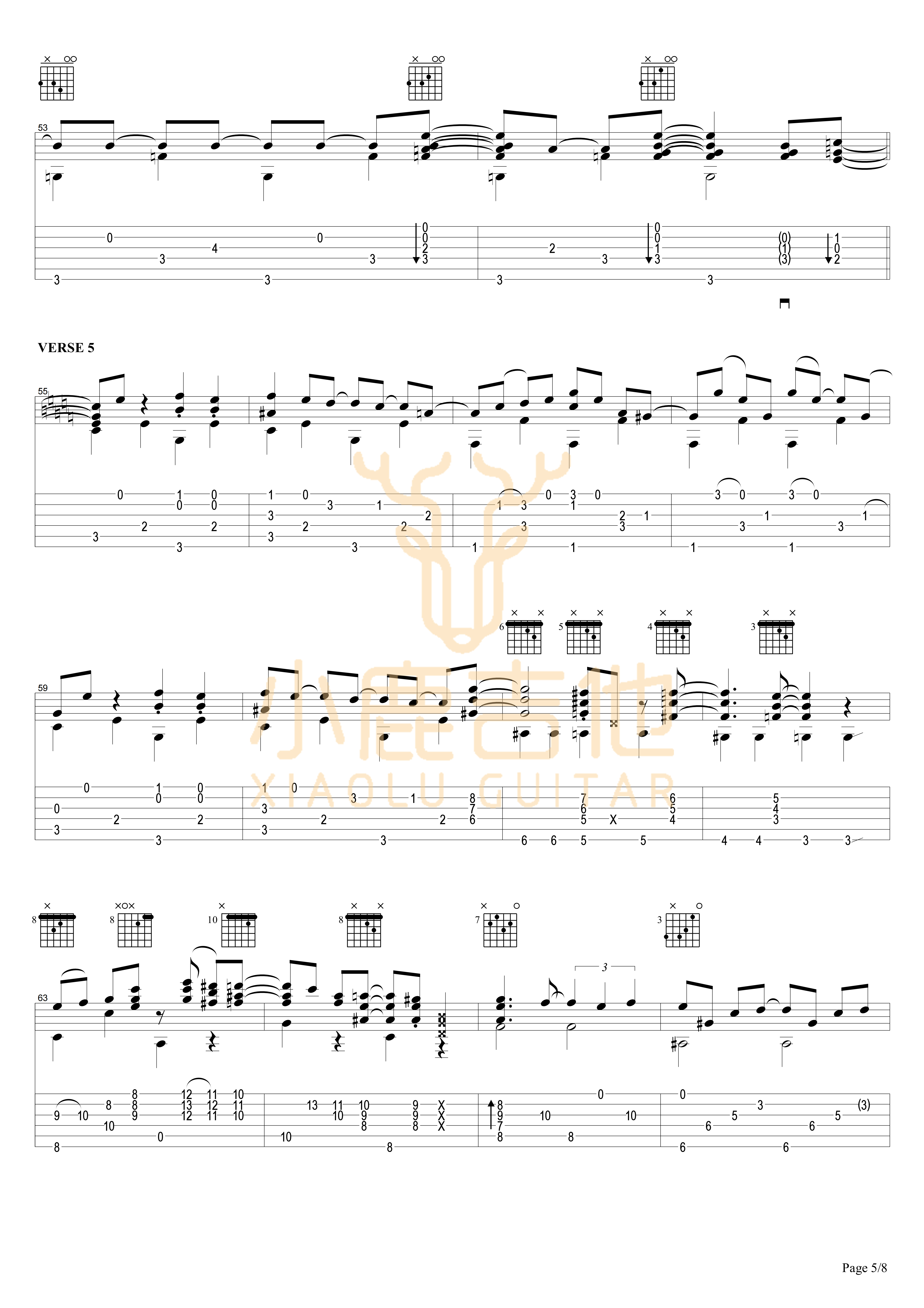 To_B_or_Not_to_B_Tommy_Emmanuel指弹吉他谱（小鹿吉他）