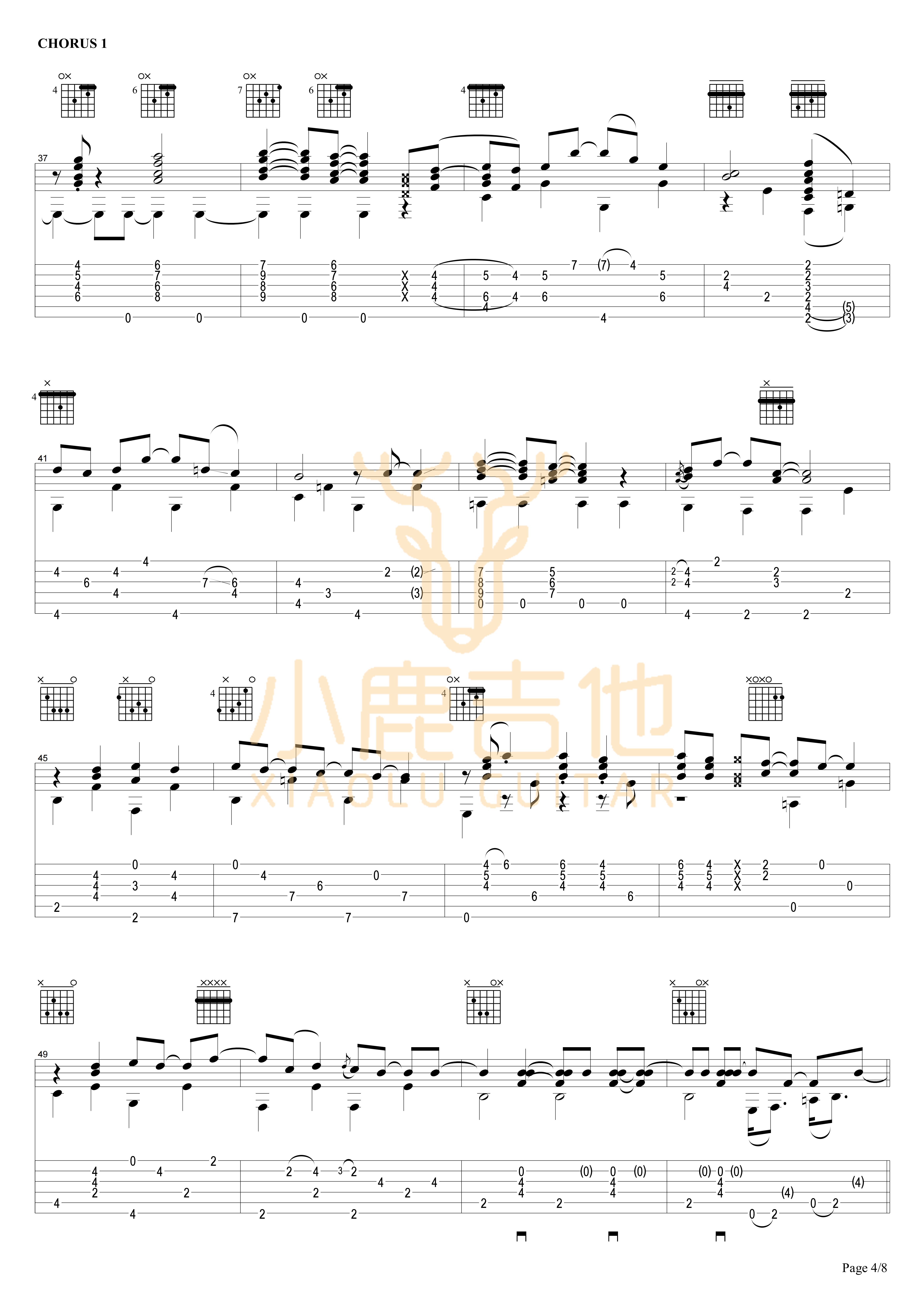 To_B_or_Not_to_B_Tommy_Emmanuel指弹吉他谱（小鹿吉他）