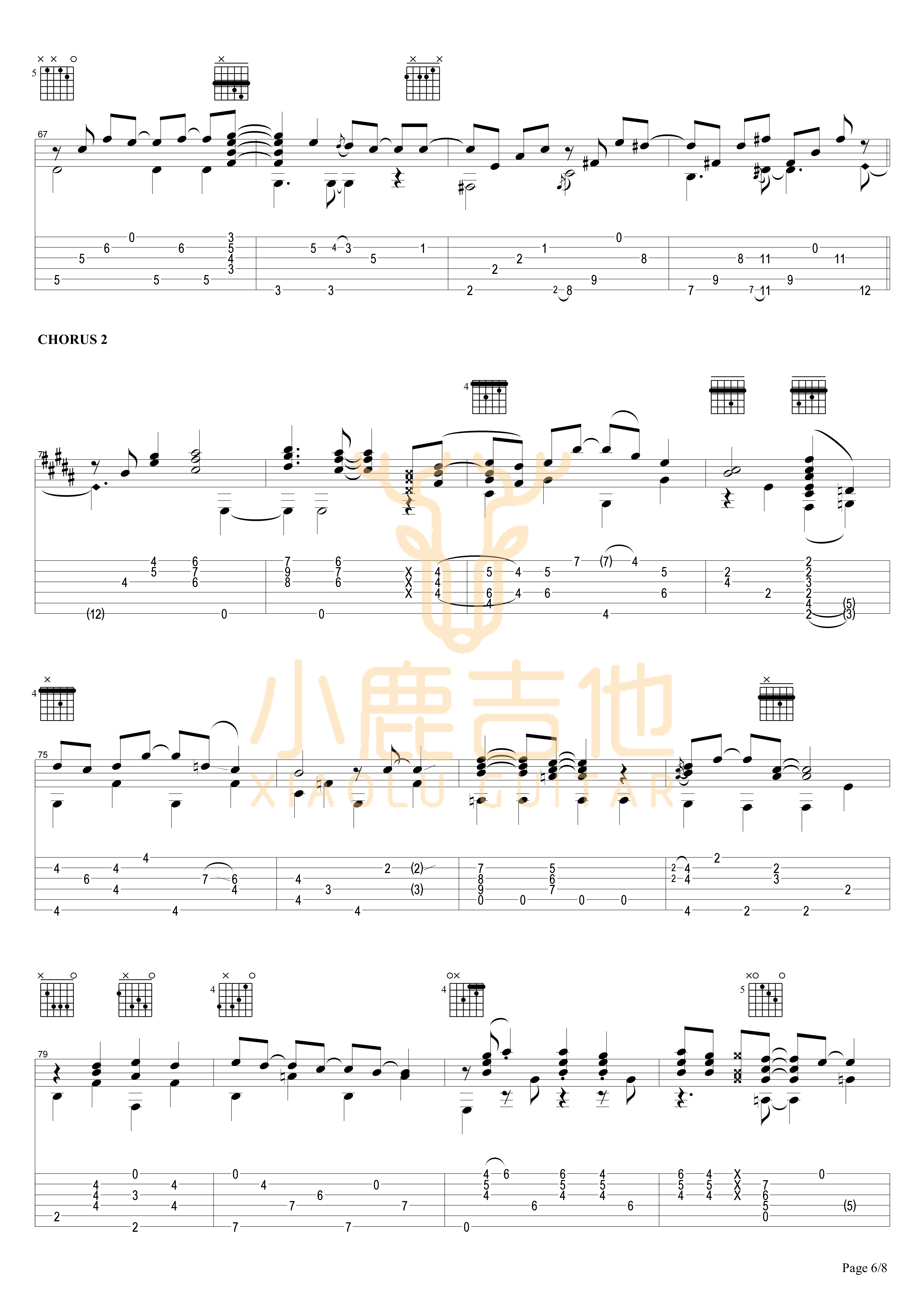 To_B_or_Not_to_B_Tommy_Emmanuel指弹吉他谱（小鹿吉他）