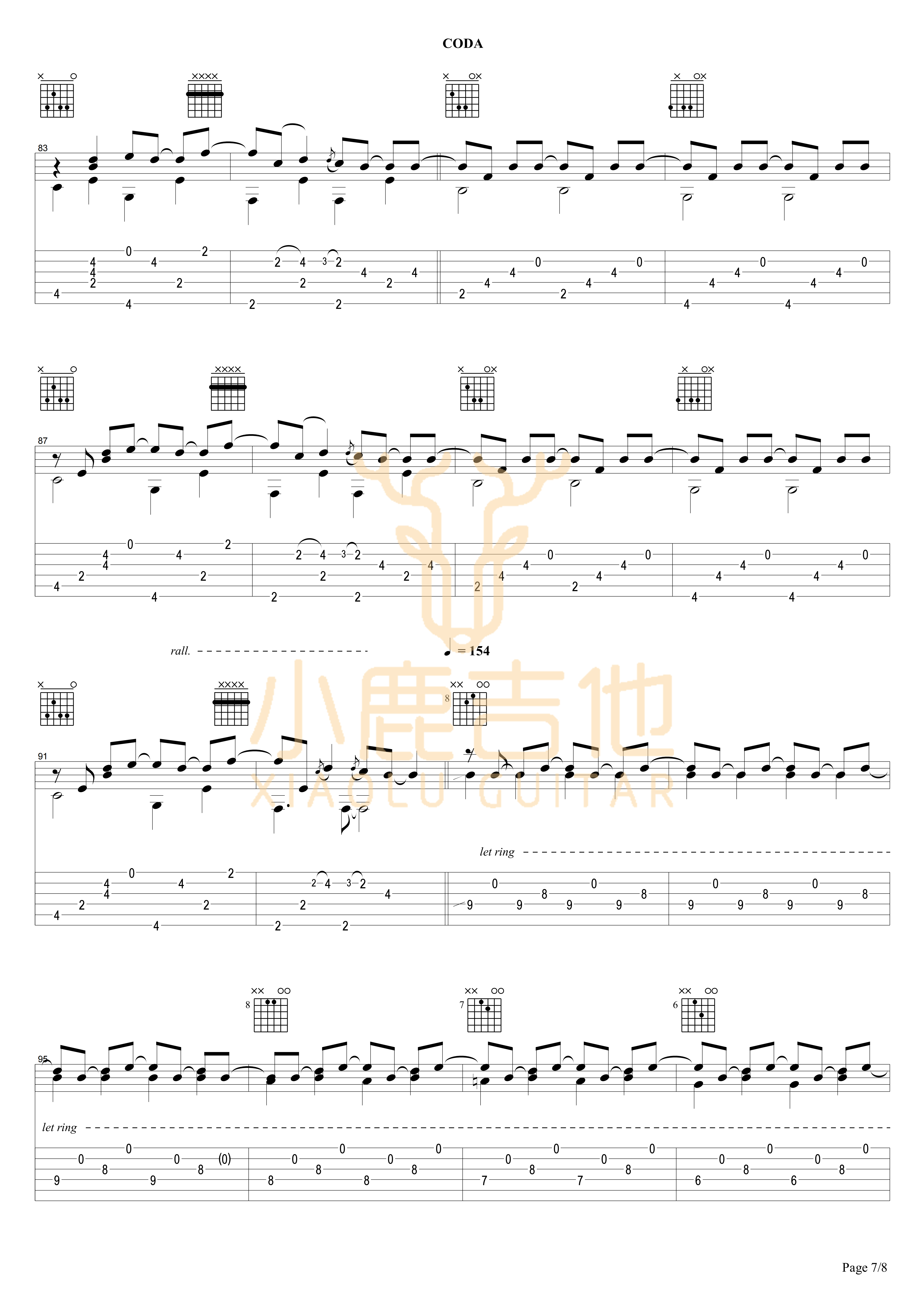 To_B_or_Not_to_B_Tommy_Emmanuel指弹吉他谱（小鹿吉他）