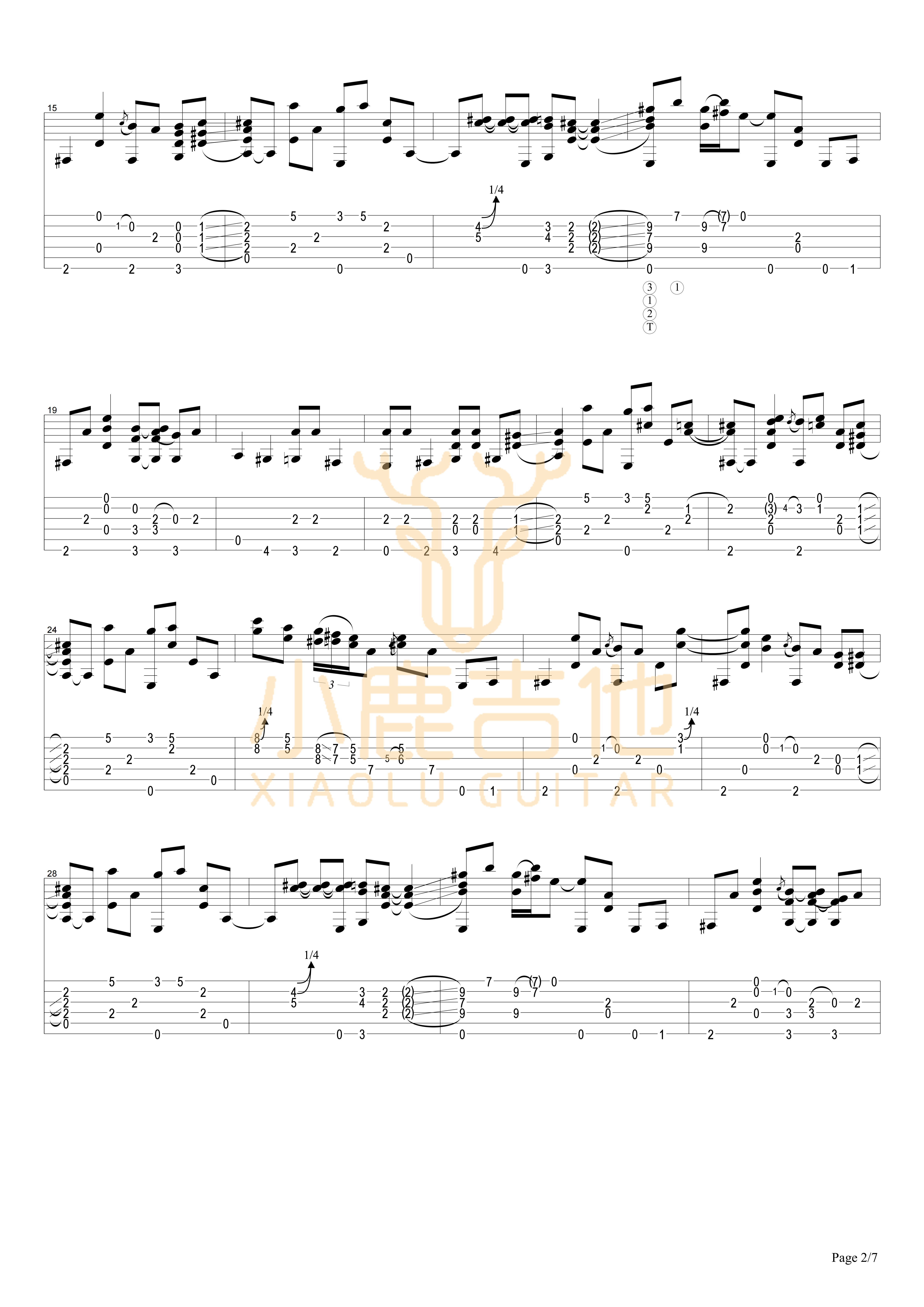 One_Mint_Julep_Tommy_Emmanuel指弹吉他谱（小鹿吉他）