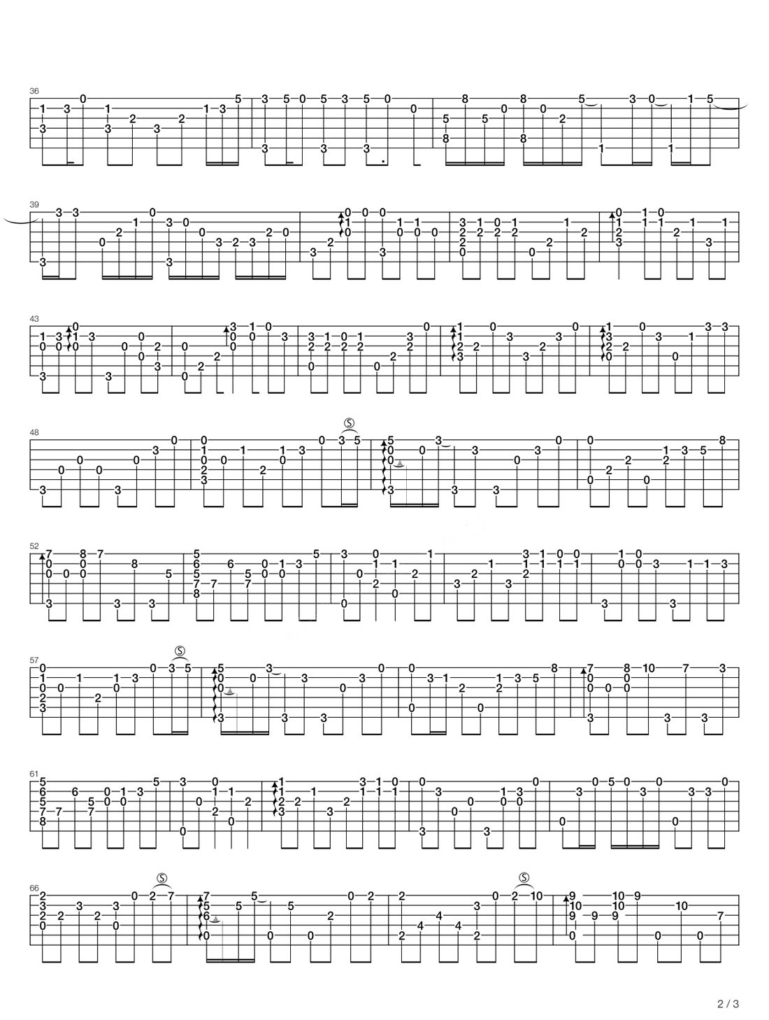 独家记忆吉他谱_陈小春_C调指弹/独奏谱_重制版_图谱2