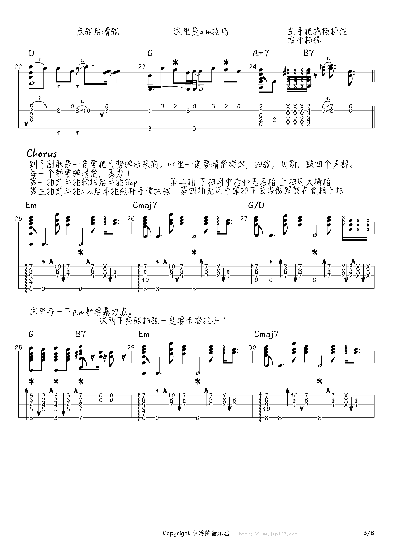 核爆神曲aLIEz吉他谱_群星_C调指弹/独奏谱_图谱3