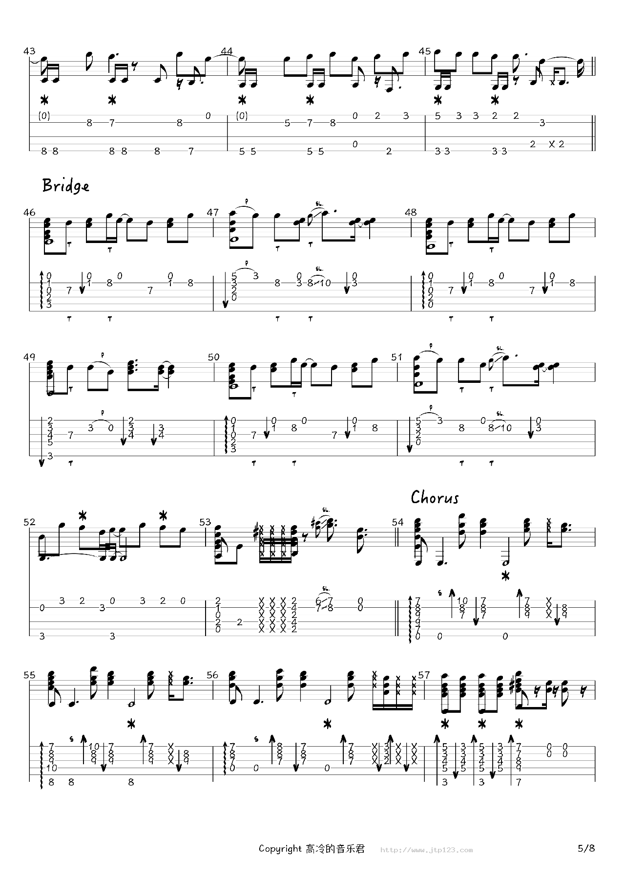 核爆神曲aLIEz吉他谱_群星_C调指弹/独奏谱_图谱5