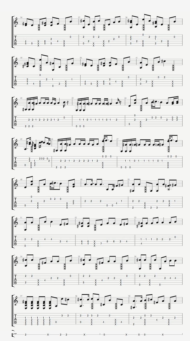 告白气球指弹谱_周杰伦_吉他独奏谱_李森茂指弹视频