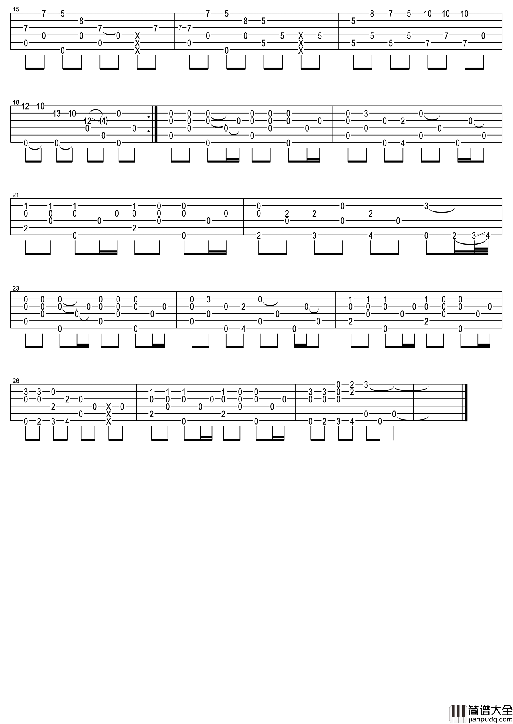 Jingle_Bells_指弹谱_铃儿响叮当吉他谱_郑成河指弹视频