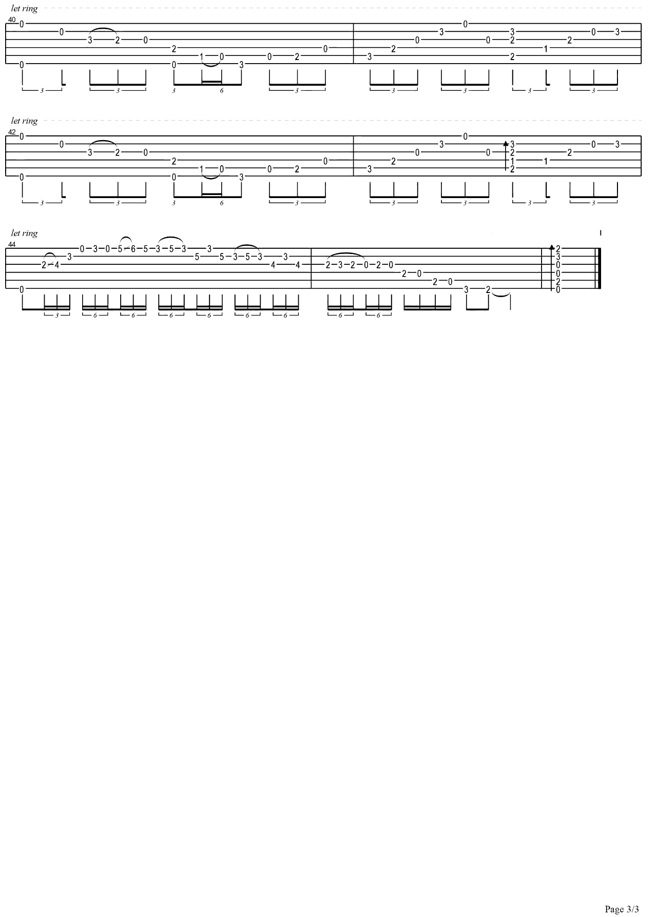 Smoker指弹吉他谱_岸部真明_多角窗的世界_指弹谱