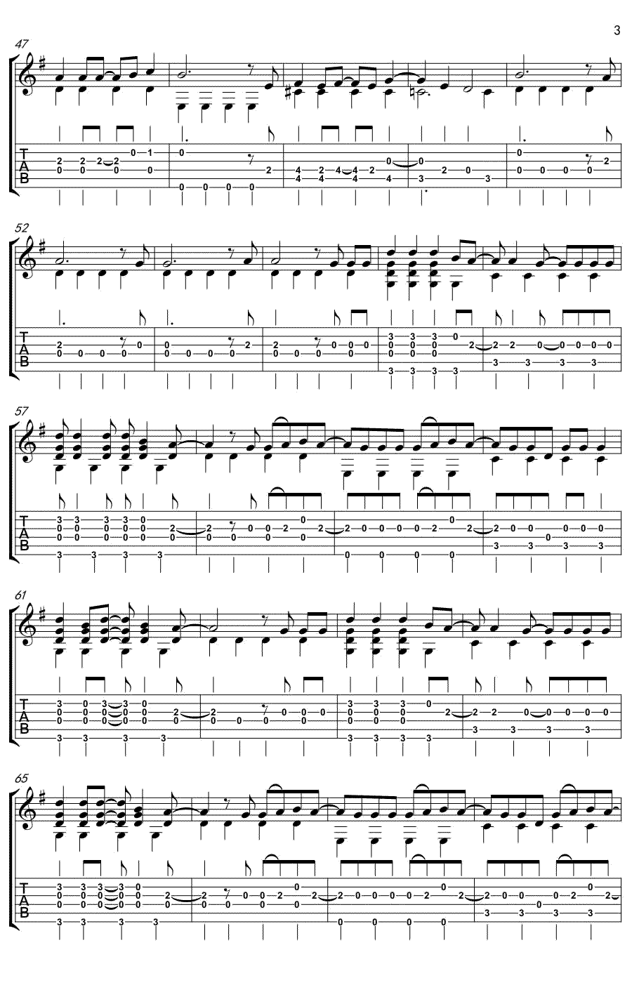 前前前世指弹谱_电影_你的名字_主题曲_吉他指弹视频