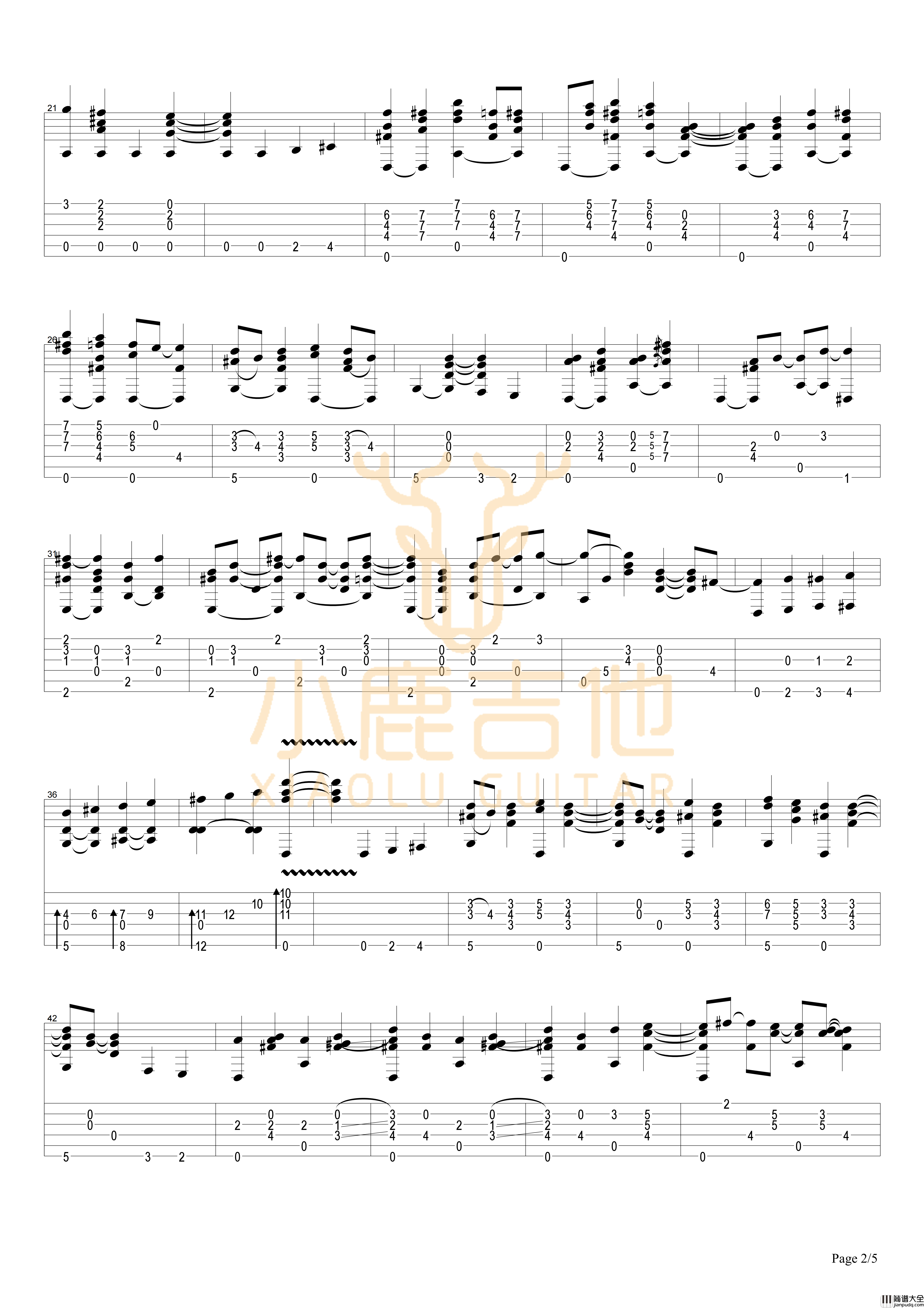 struttin'Tommy_Emmanuel指弹吉他谱（小鹿吉他）