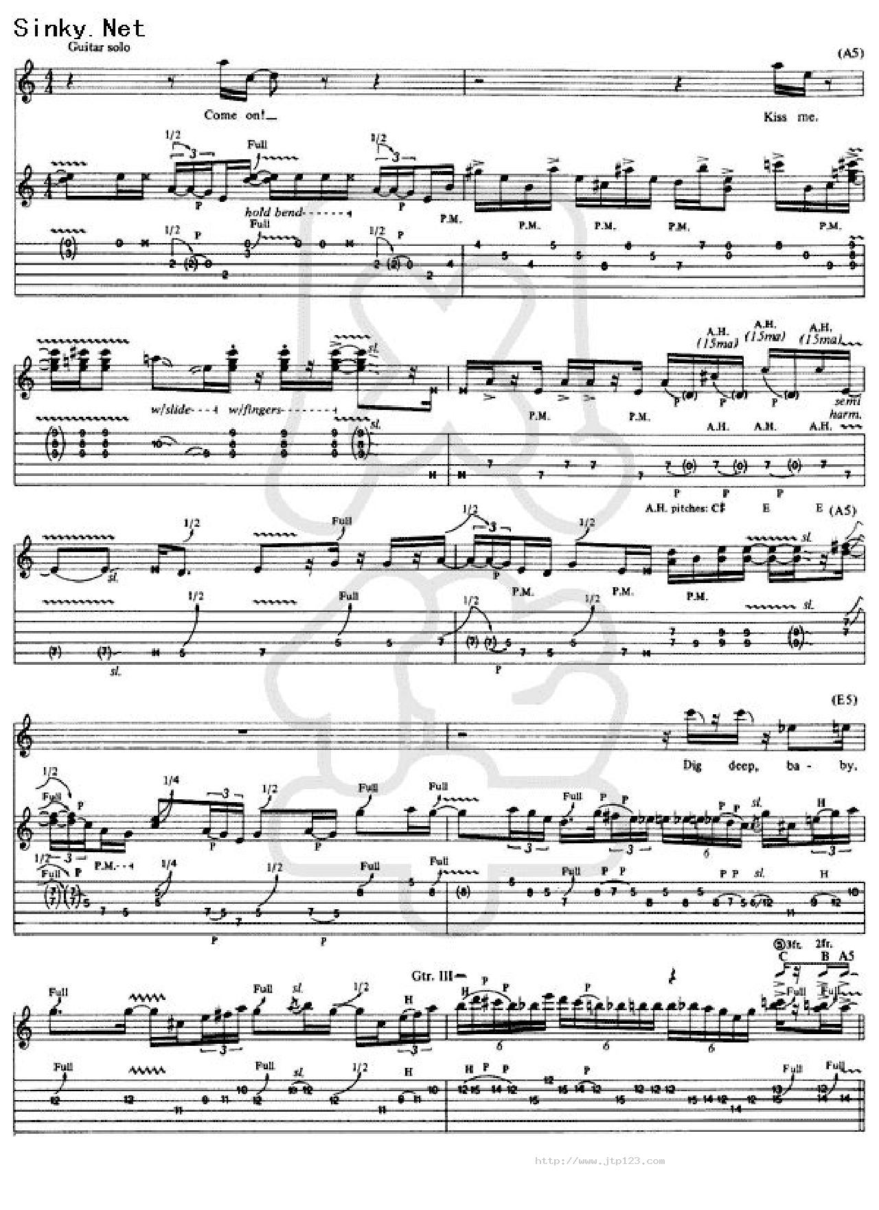 VOODOOKISS吉他谱_EricMartin_D调和弦弹唱谱_01_图谱5