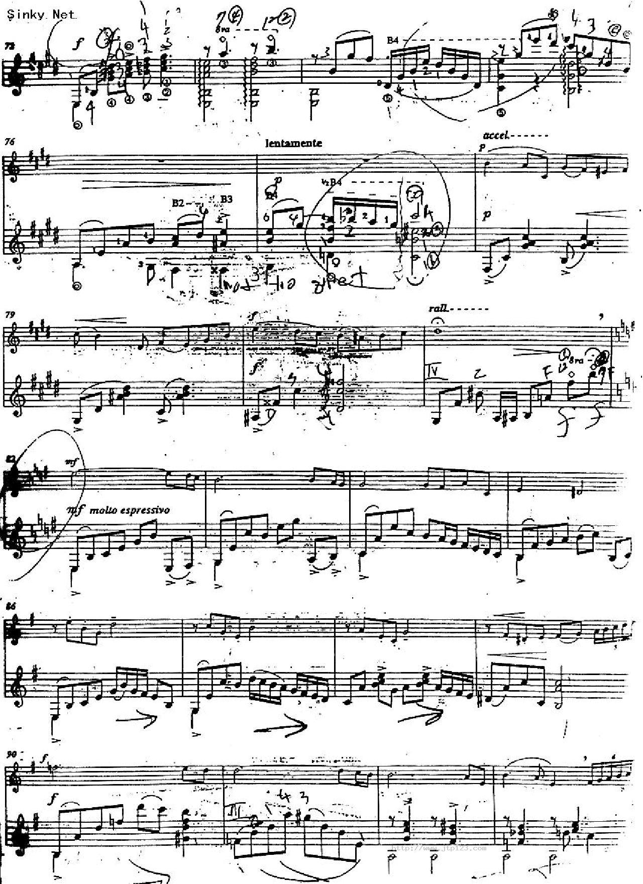 咖啡1930吉他谱_古典音乐_C调和弦弹唱谱_皮亚佐拉_图谱4