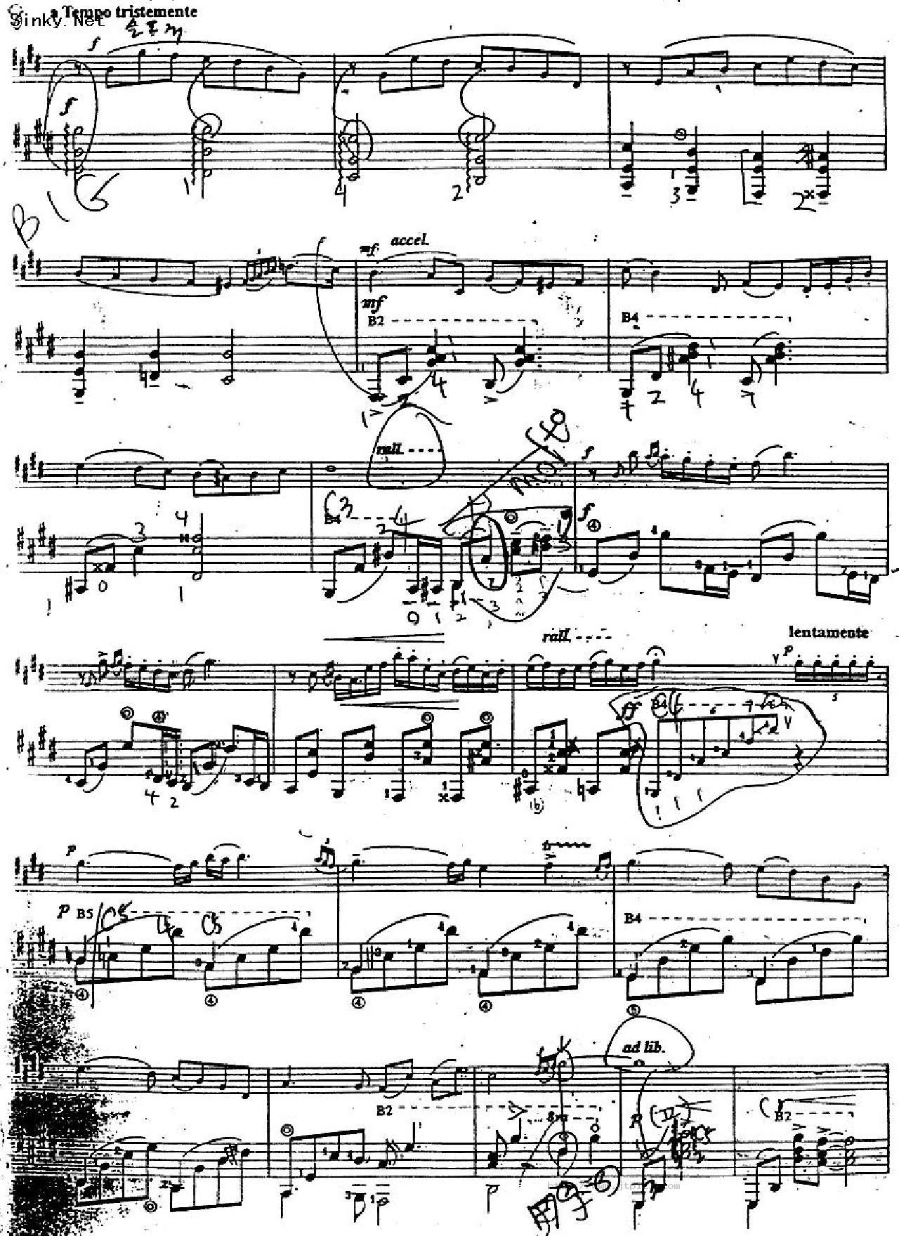 咖啡1930吉他谱_古典音乐_C调和弦弹唱谱_皮亚佐拉_图谱3