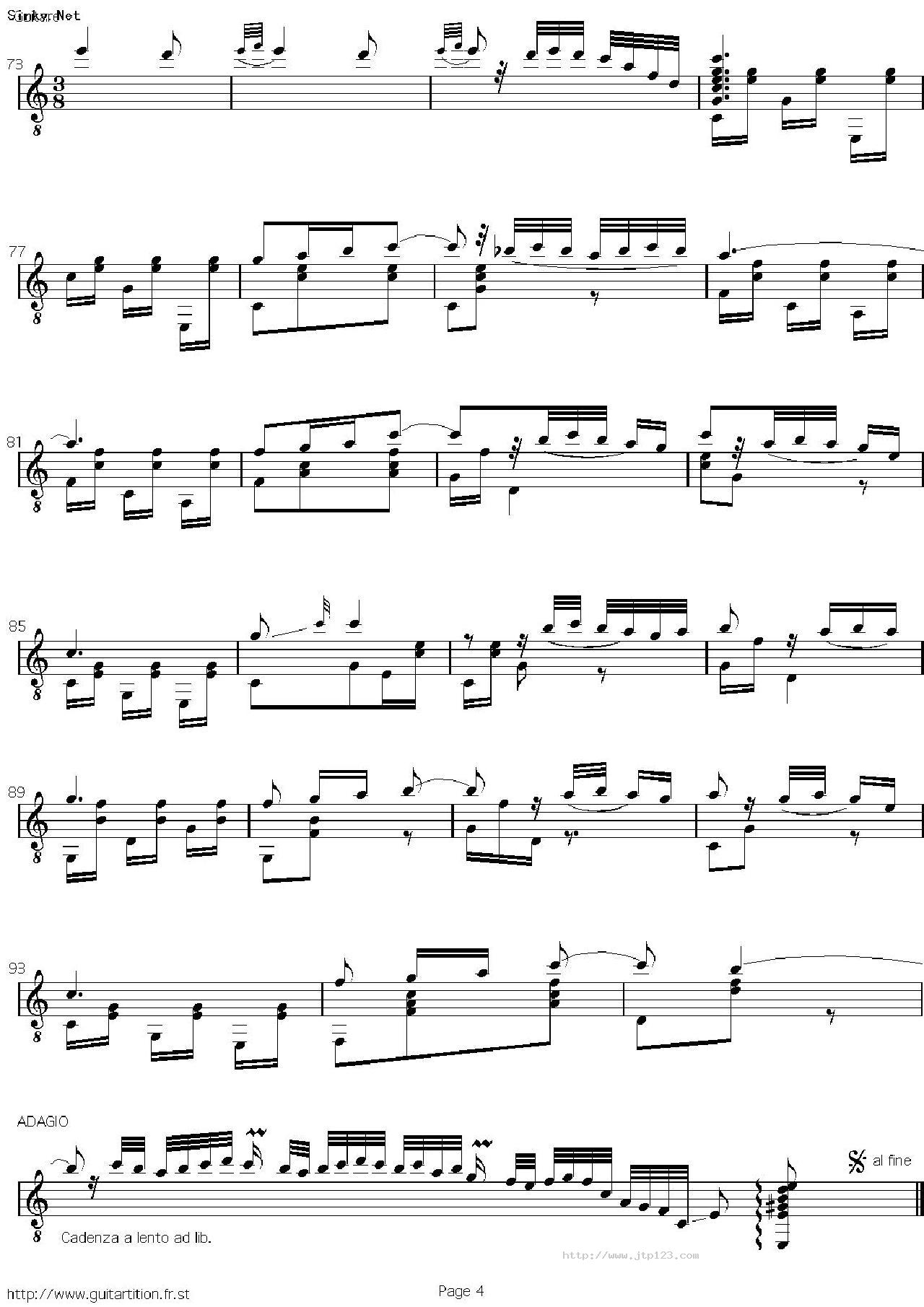 小海湾之鹰吉他谱_古典音乐_G调和弦弹唱谱_图谱1