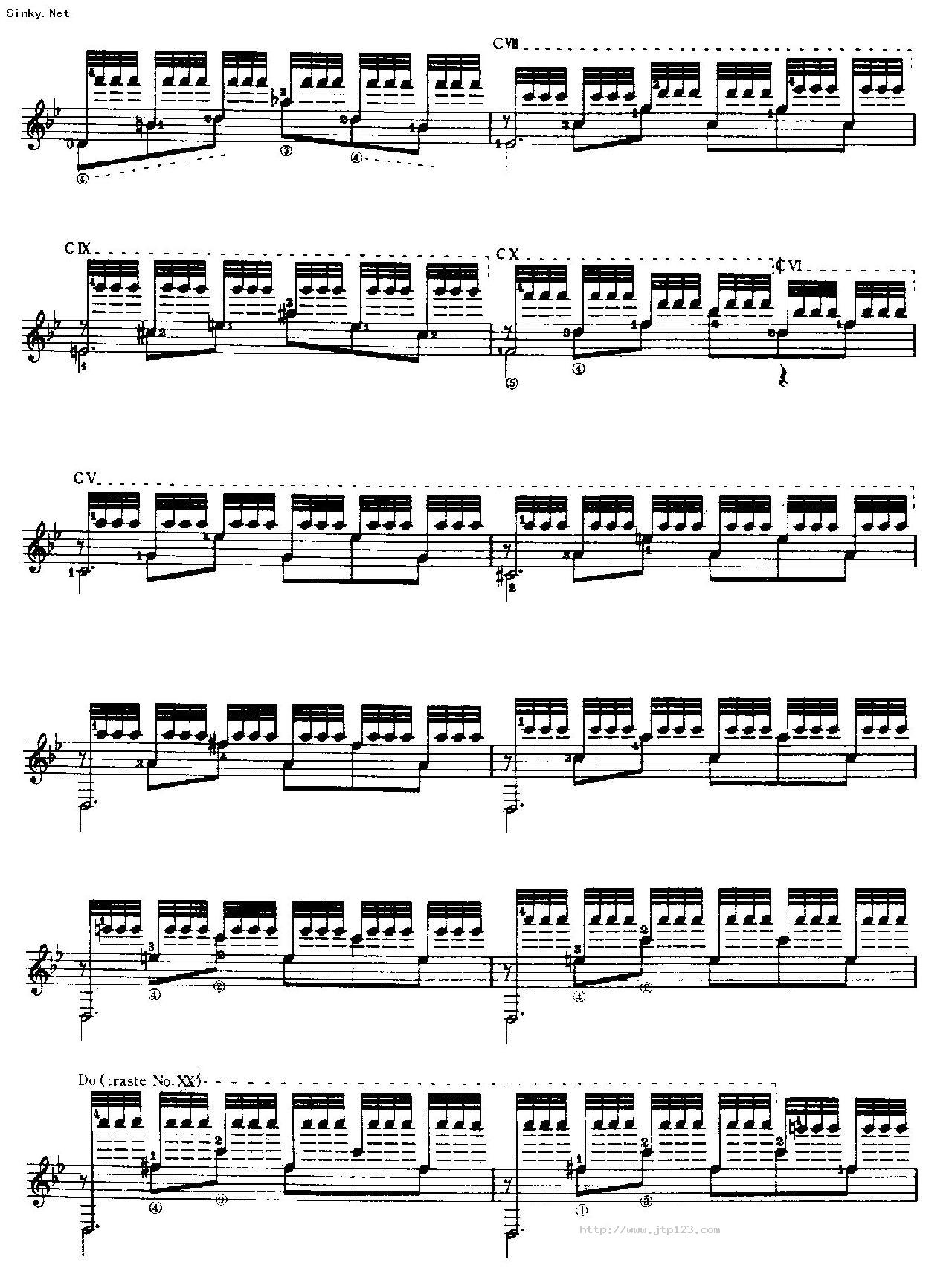 梦中的森林吉他谱_古典音乐_C调和弦弹唱谱_图谱1