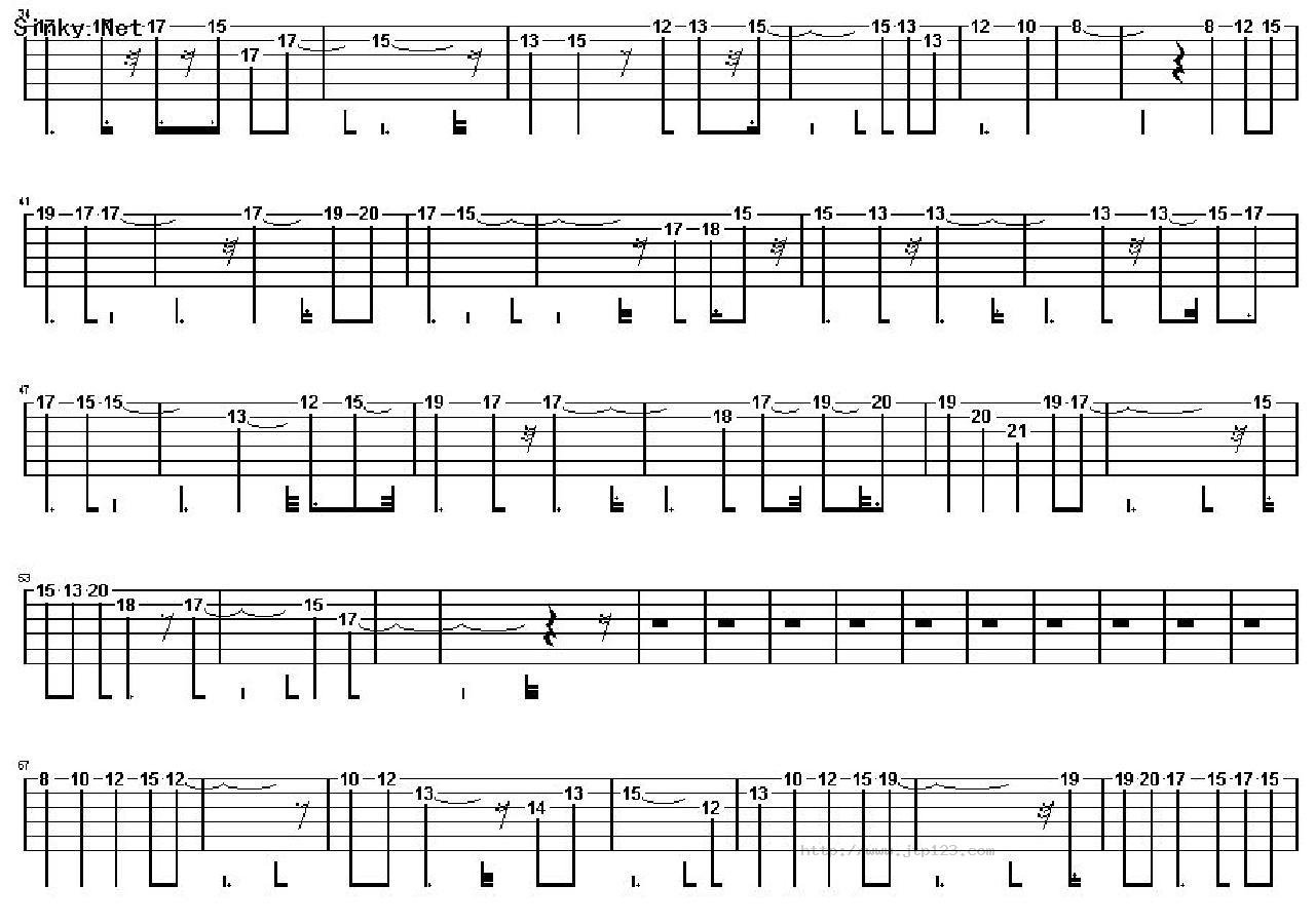 eyes one me吉他谱_王菲_G调指弹/独奏谱_最终幻想主旋律_图谱2