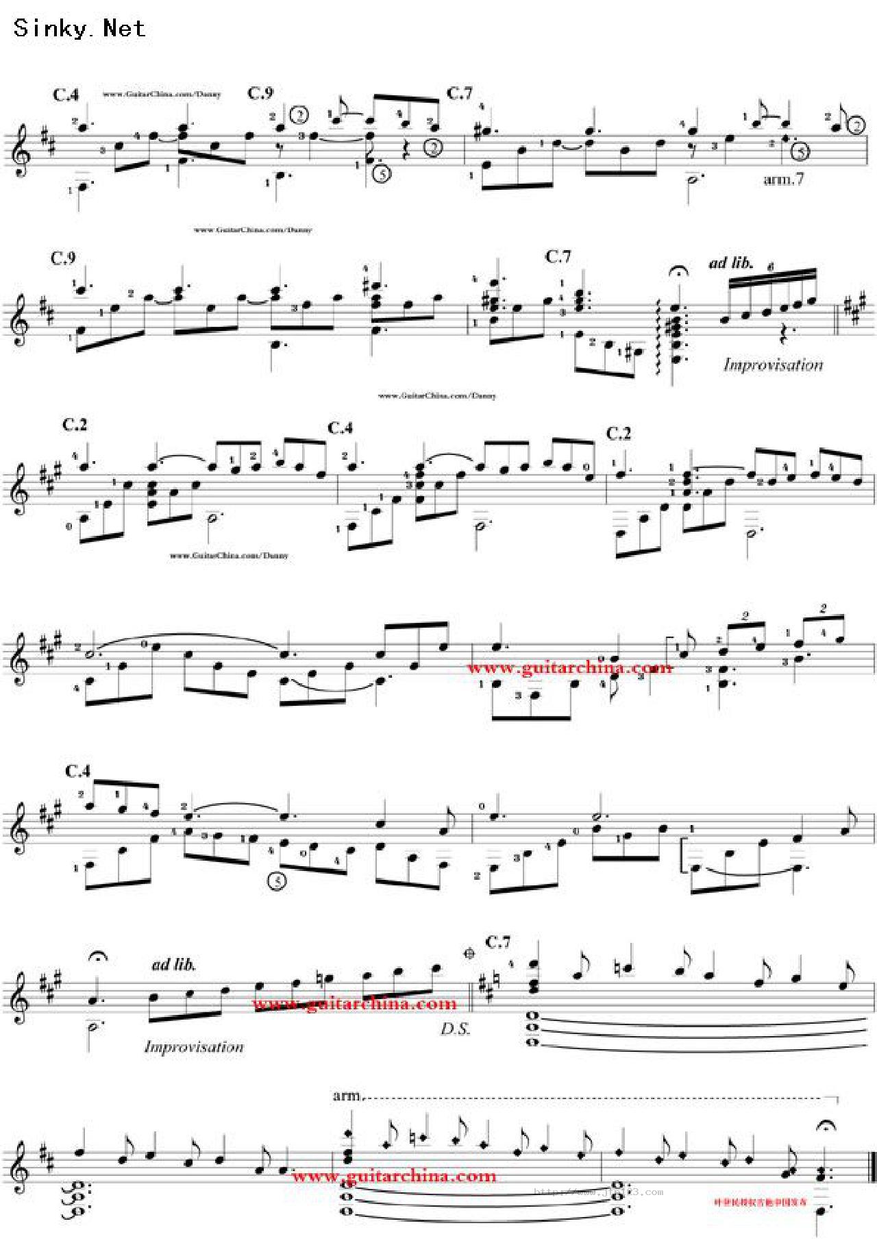 memory回忆吉他谱_佚名_C调和弦弹唱谱_图谱2