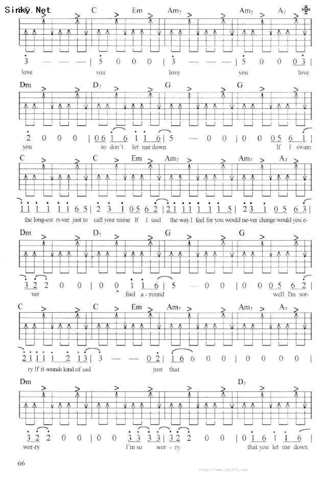 BecauseILoveYou吉他谱_AlternativeCompetition5_C调和弦弹唱谱_图谱2