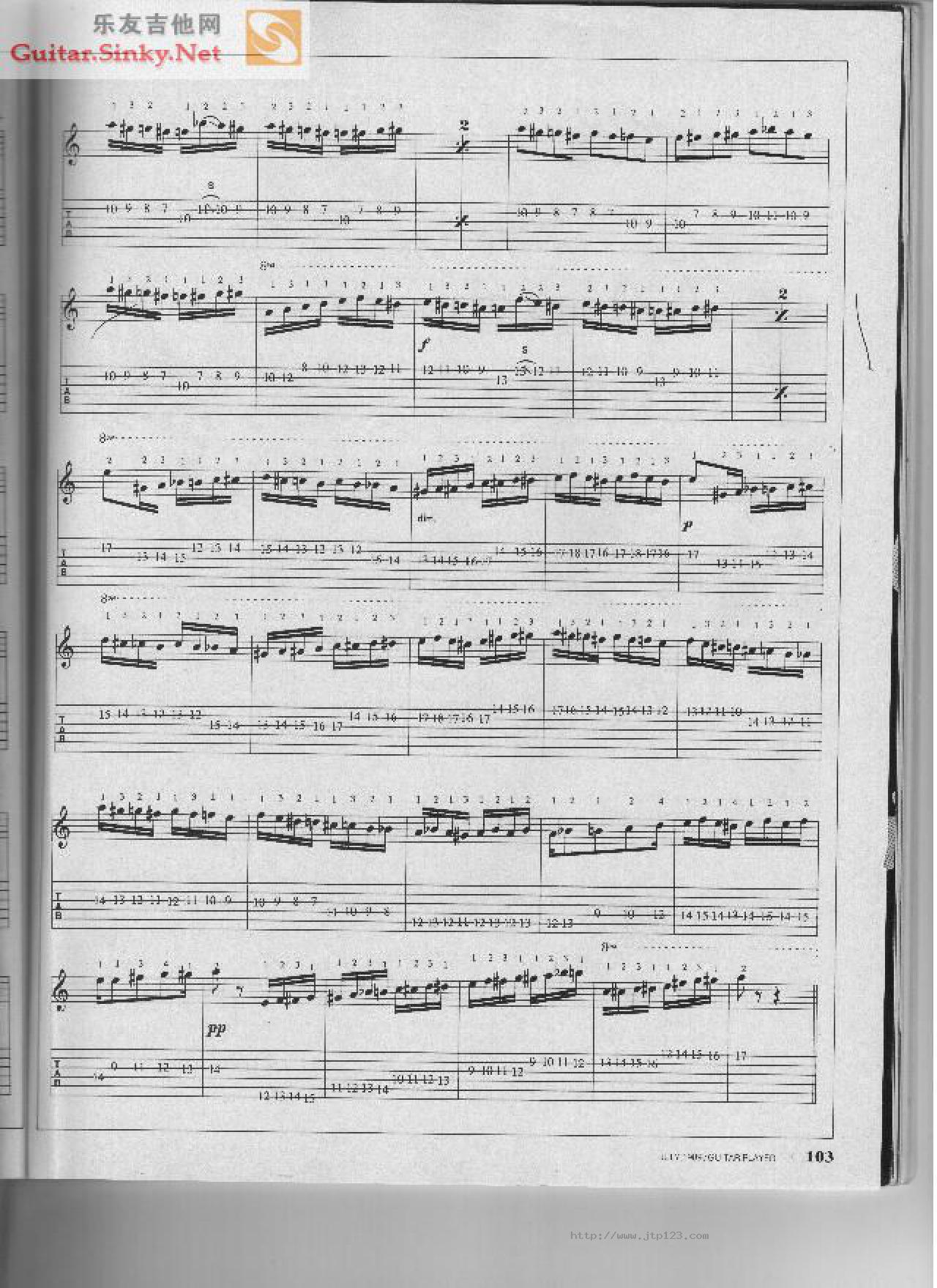 野蜂飞舞吉他谱_古典音乐_D调和弦弹唱谱_图谱1