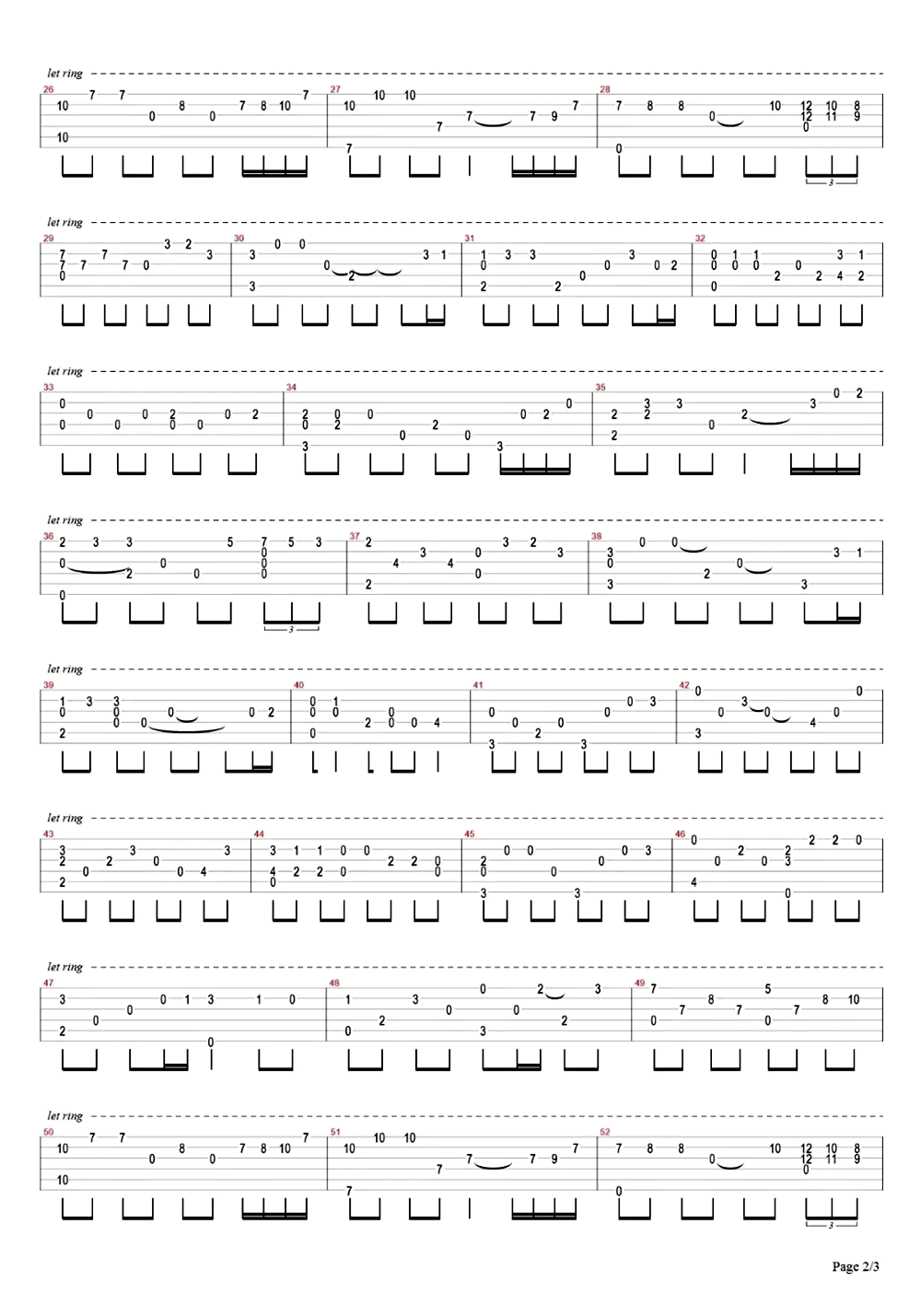 Kiss_The_Rain指弹谱_李闰珉_雨的印记_吉他独奏谱