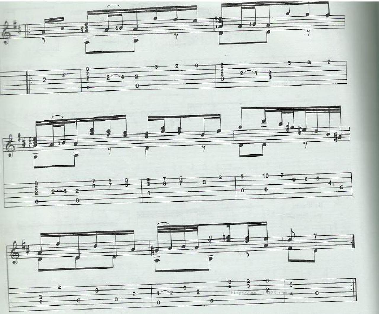 关于你的甜蜜记忆吉他谱_六线谱_G调指弹/独奏谱_图谱3