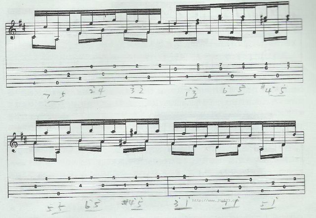 关于你的甜蜜记忆吉他谱_六线谱_G调指弹/独奏谱_图谱6