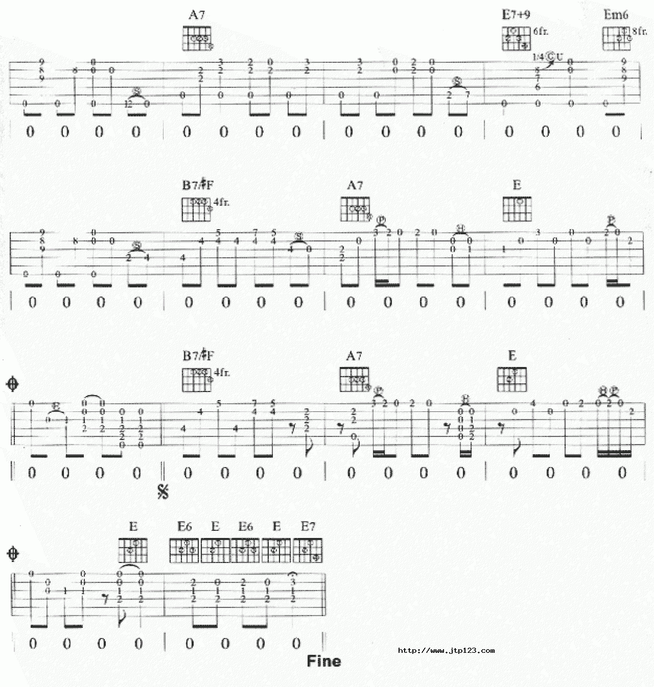 heyhey吉他谱_EricClapton_C调和弦弹唱谱_图谱4