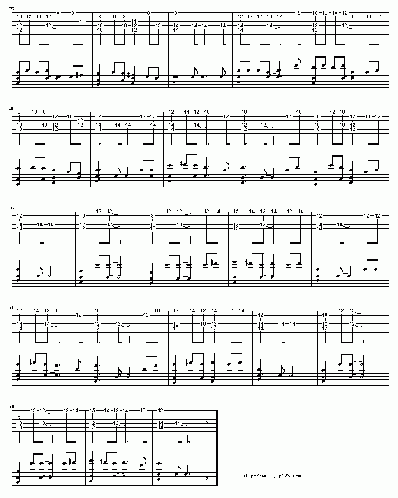 蝶恋吉他谱_(吉他曲)_D调和弦弹唱谱_图谱2