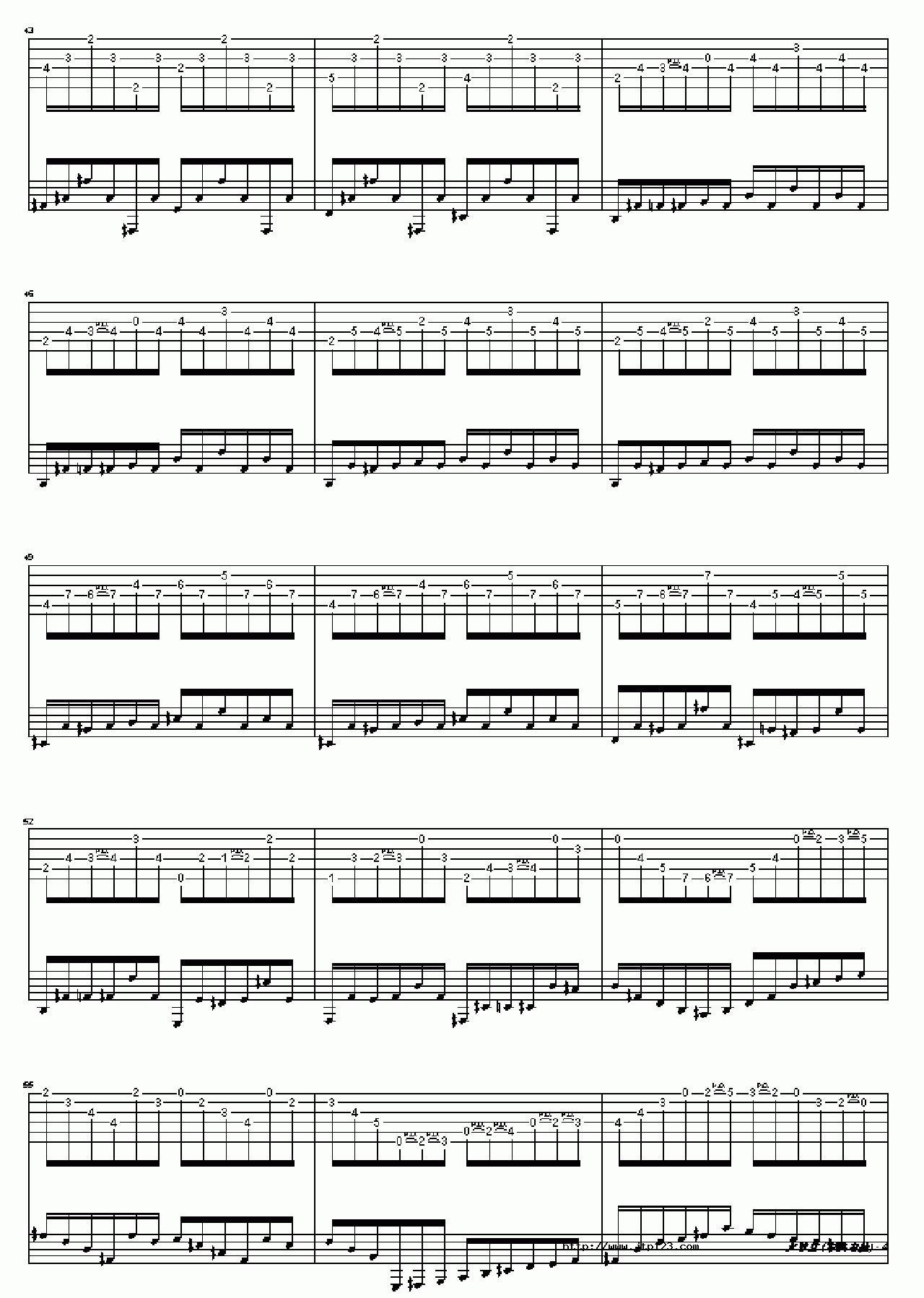 大教堂吉他谱_经典名曲_C调和弦弹唱谱_图谱4