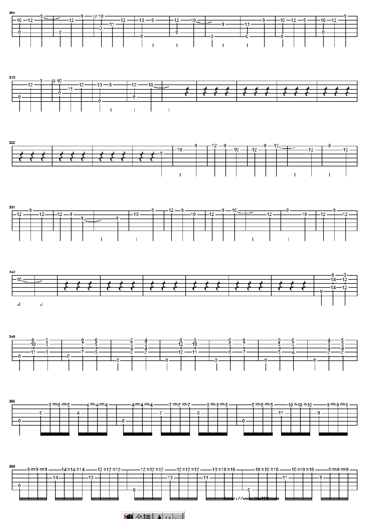 大霍塔舞曲吉他谱_经典名曲_C调和弦弹唱谱_绝对经典_图谱9