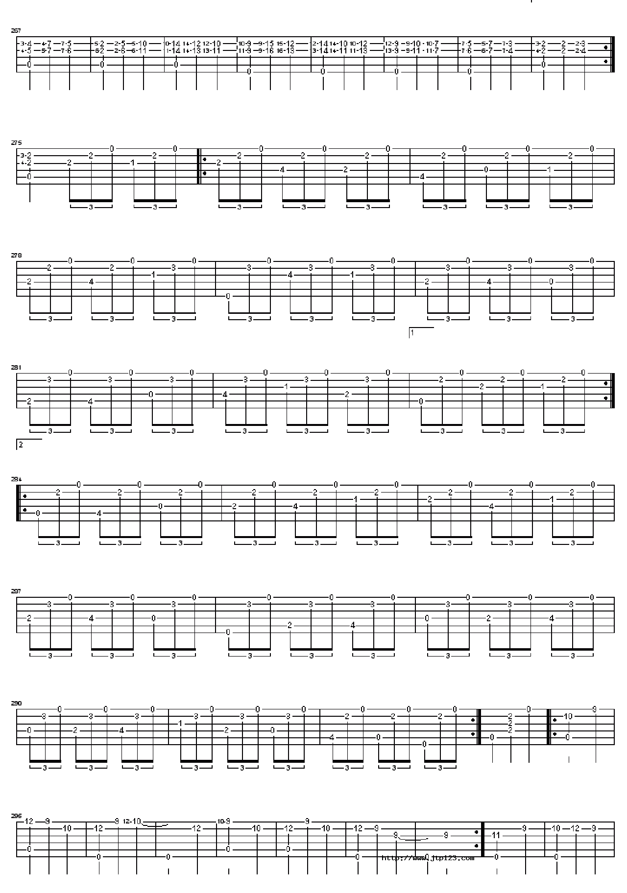 大霍塔舞曲吉他谱_经典名曲_C调和弦弹唱谱_绝对经典_图谱7