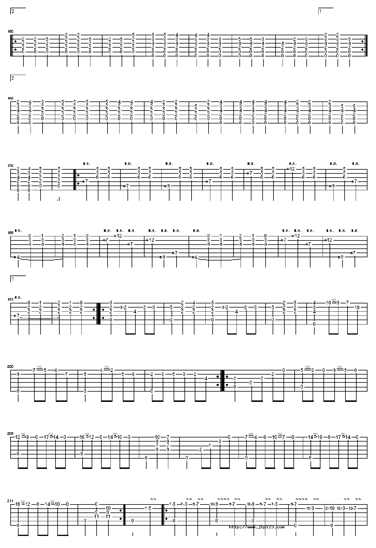 大霍塔舞曲吉他谱_经典名曲_C调和弦弹唱谱_绝对经典_图谱5
