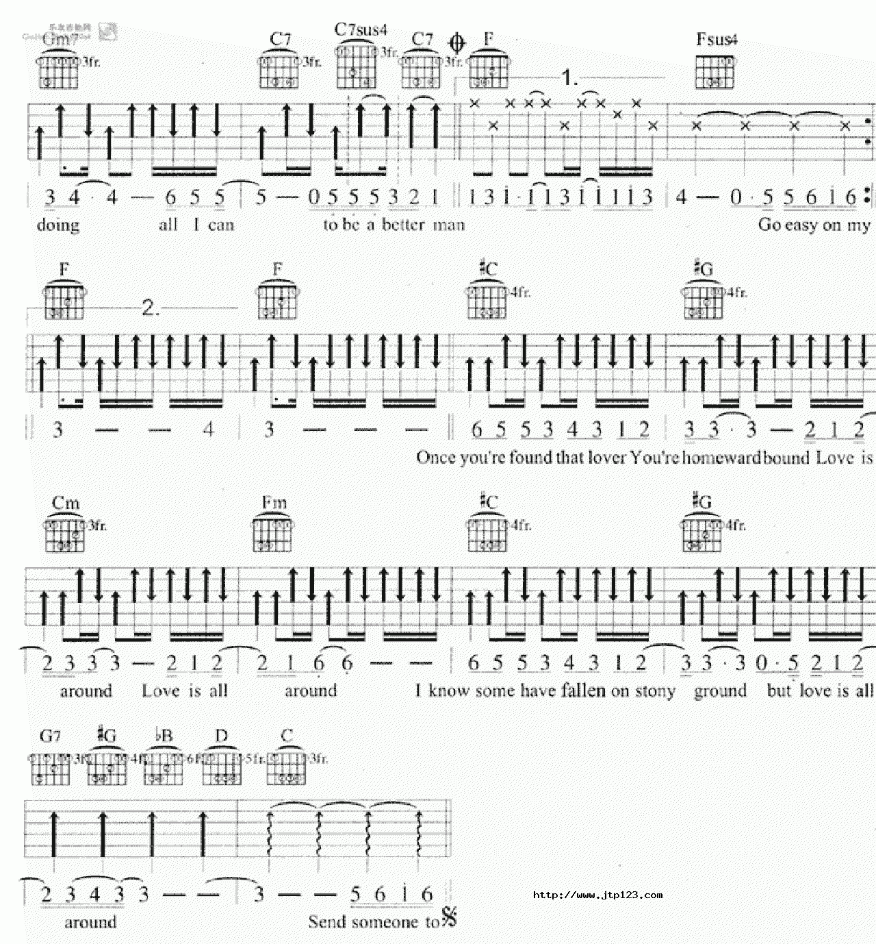 BetterMan吉他谱_罗比威廉斯_G调和弦弹唱谱_新_图谱2