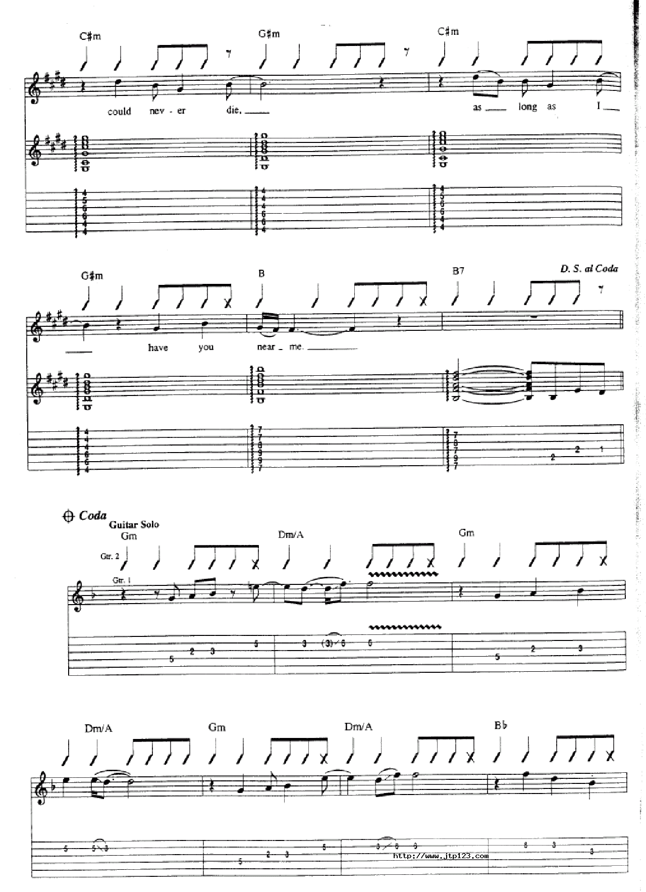 AndILoveHer吉他谱_Beatles_G调和弦弹唱谱_图谱3