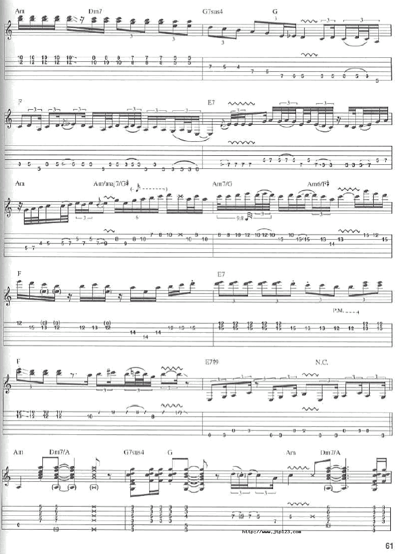 OldLove吉他谱_EricClapton_G调和弦弹唱谱_图谱6