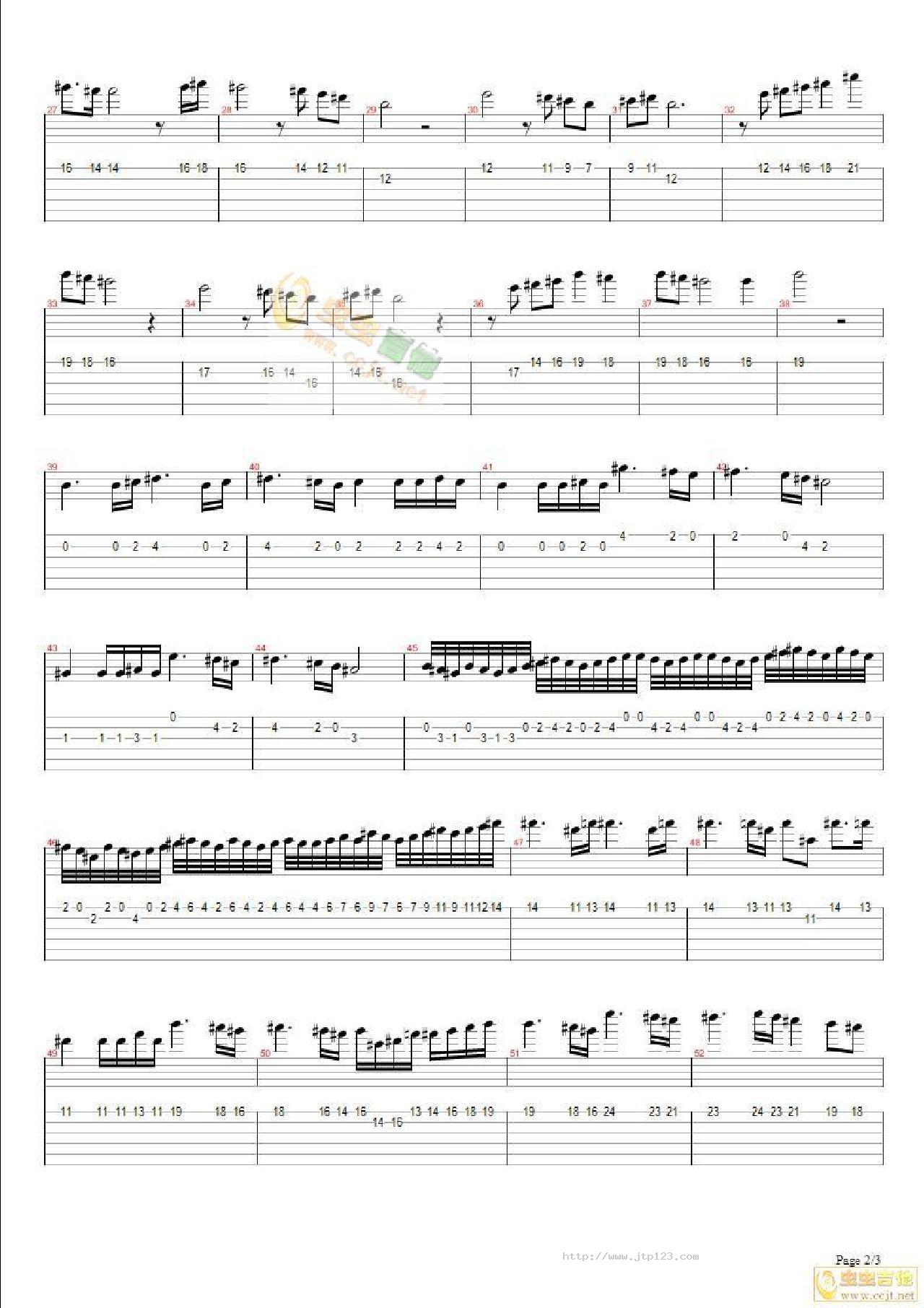 亡灵序曲吉他谱_动漫游戏_C调和弦弹唱谱_图谱2