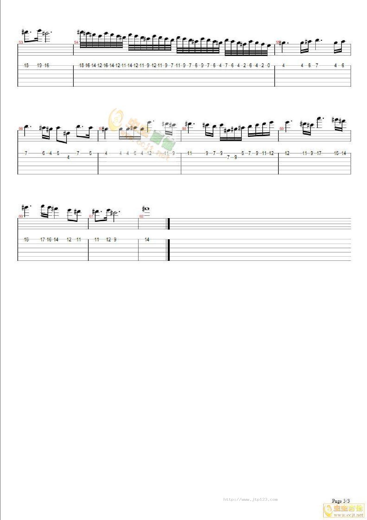 亡灵序曲吉他谱_动漫游戏_C调和弦弹唱谱_图谱3