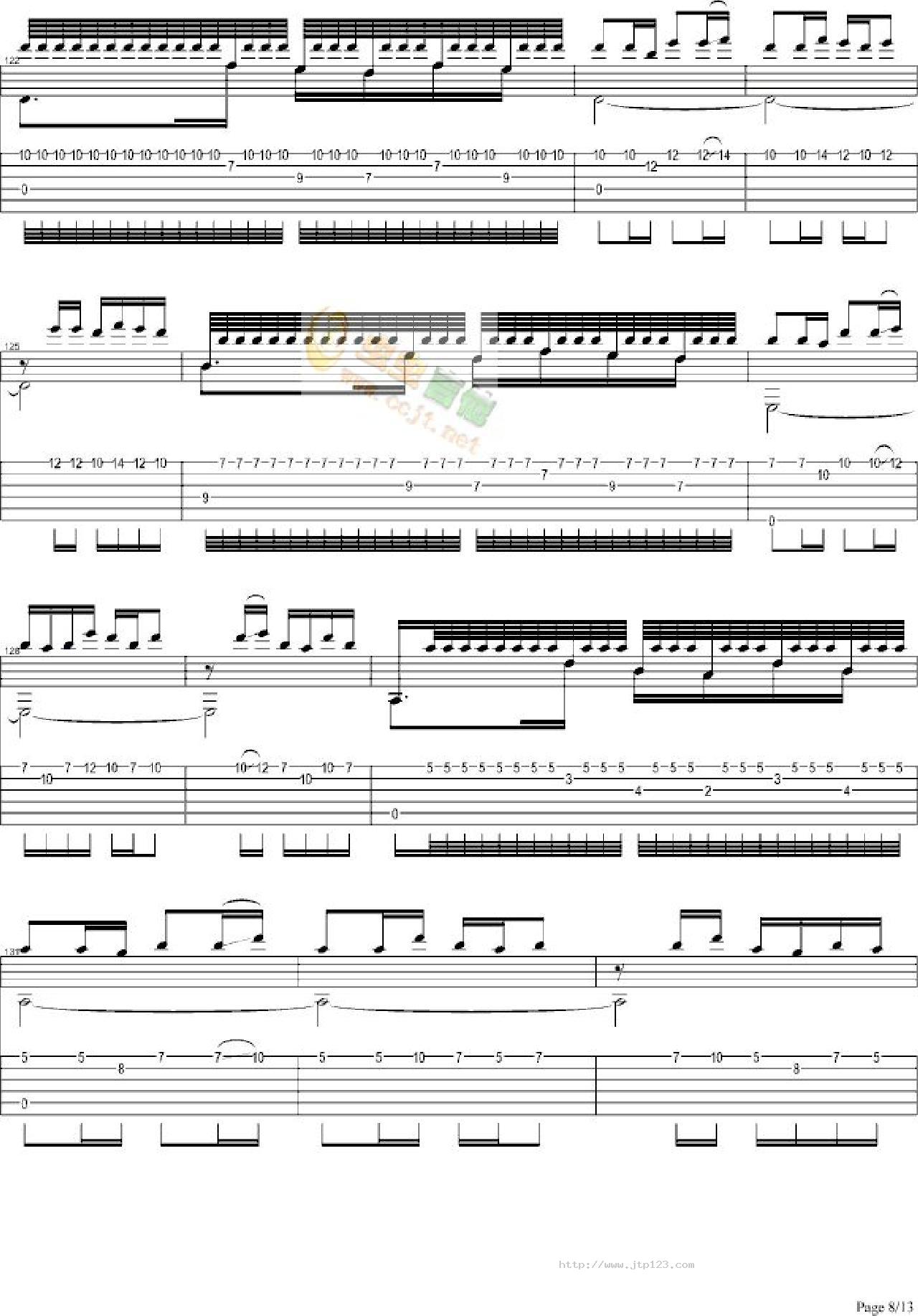 春江花月夜吉他谱_殷飚_C调和弦弹唱谱_图谱8